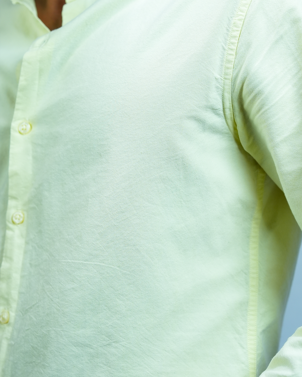 Yellow C-Collar Shirt for Men/Regular fit full Sleeve Plain Casual shirt